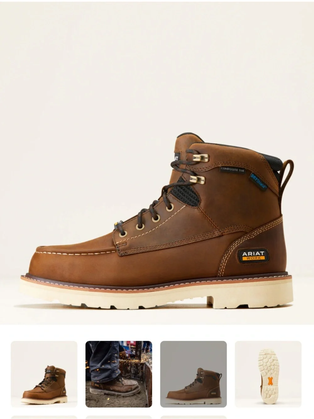 Ariat men rebar